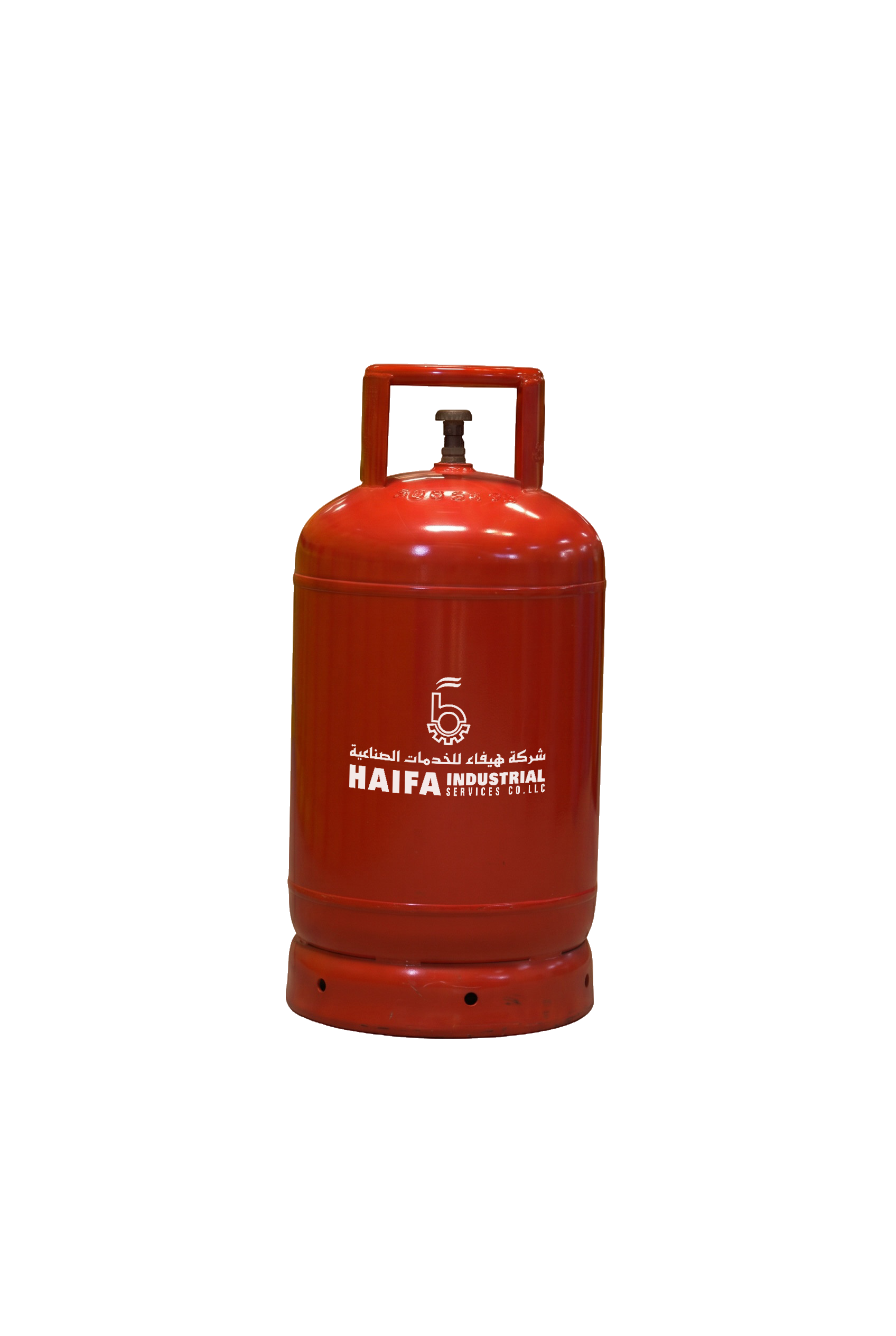 11 Kg Domestic LPG Cylinder with Dimensions Displayed
